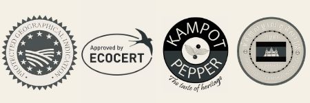 kampot pepper certification logos